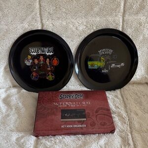 Supernatural Culturefly Scoobynatural Bundle Lot Key Hook Organizer and Plates